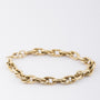 Gold link bracelet