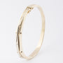 White/yellow gold slave bracelet