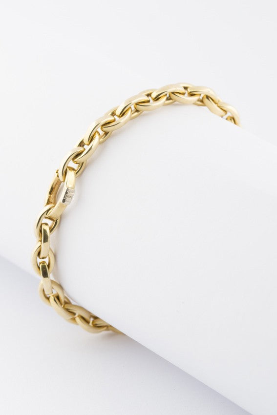 Gold link bracelet