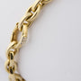Gold link bracelet