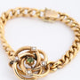 Antique gold gourmet bracelet