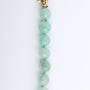 Jade bracelet with gold clasp