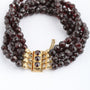 4-strand garnet bracelet