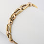 Gold bi-color link bracelet