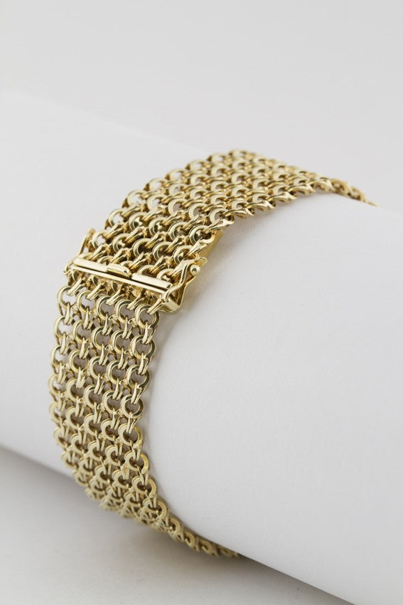 Gold Bismarck bracelet