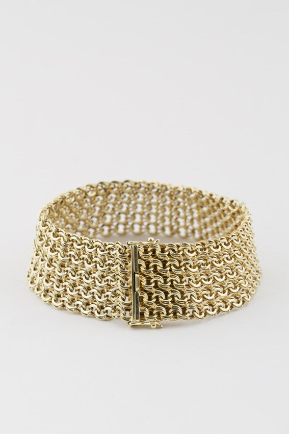 Gold Bismarck bracelet