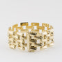 Gold link bracelet
