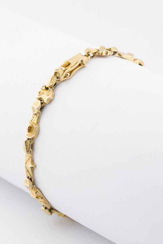 Gold Lapponia link bracelet