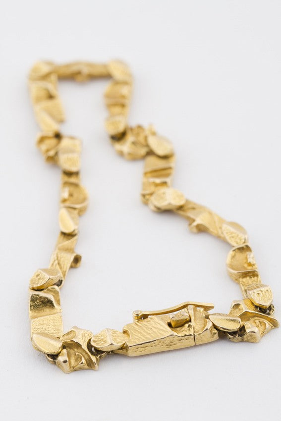 Gold Lapponia link bracelet