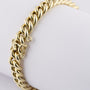 Gold gourmet link bracelet