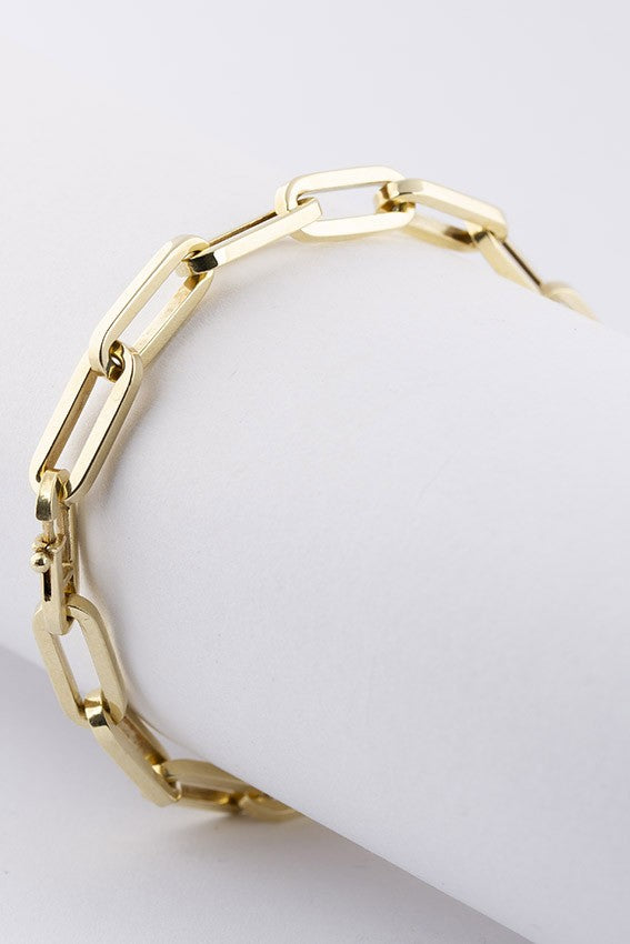 Gold close-4-ever link bracelet