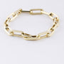 Gold close-4-ever link bracelet