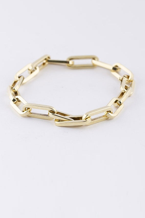 Gold close-4-ever link bracelet