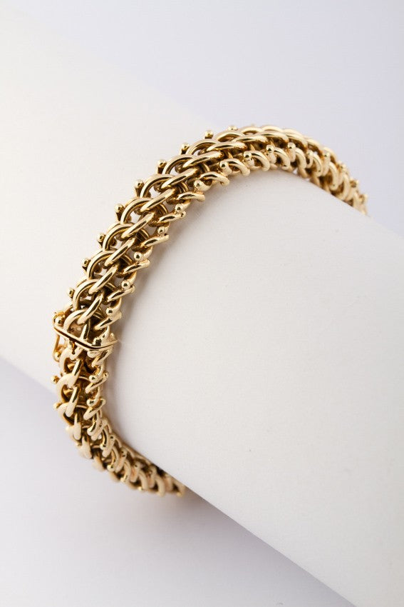 Gold Bismarck bracelet