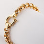 Gold jasseron bracelet
