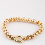 Gold jasseron bracelet