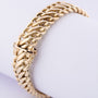 Gold double gourmet bracelet
