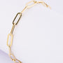 Gold close-4-ever link bracelet