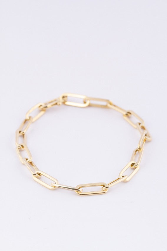 Gold close-4-ever link bracelet