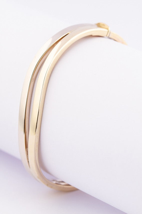 White/yellow gold slave bracelet