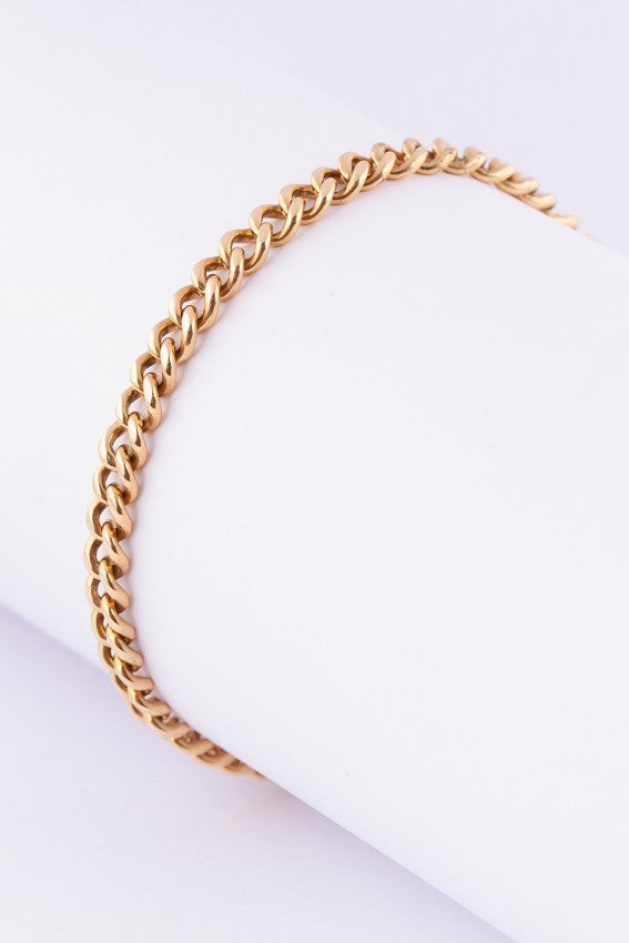 9 carat solid gourmet bracelet