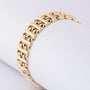 Gold link bracelet