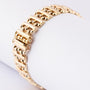 Gold link bracelet