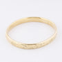 Gold engraved slave bracelet
