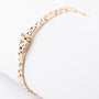 Gold link bracelet