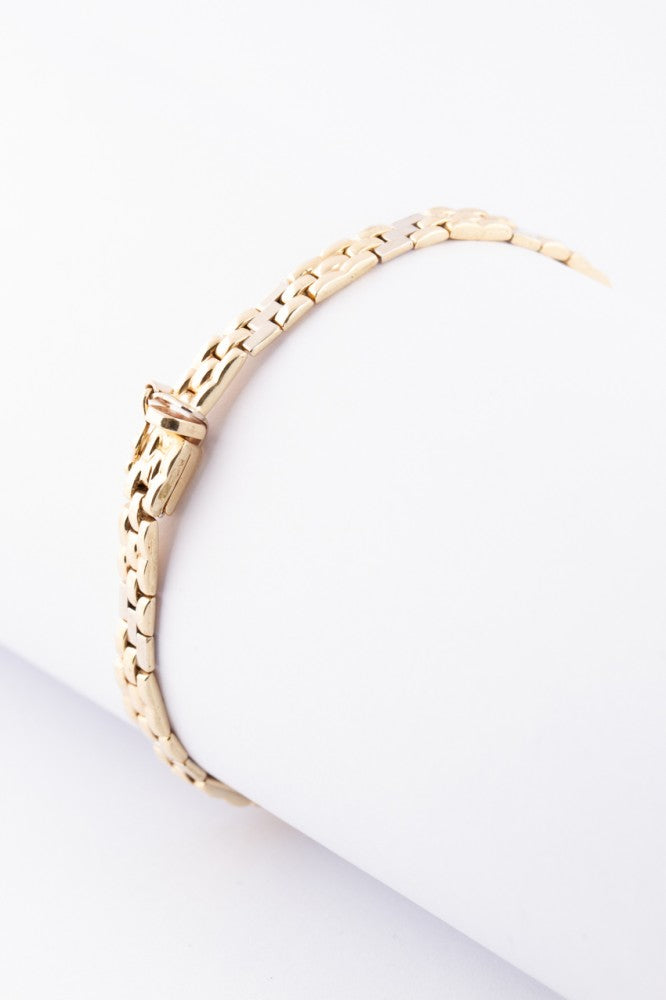 Gold link bracelet