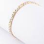 Gold link bracelet