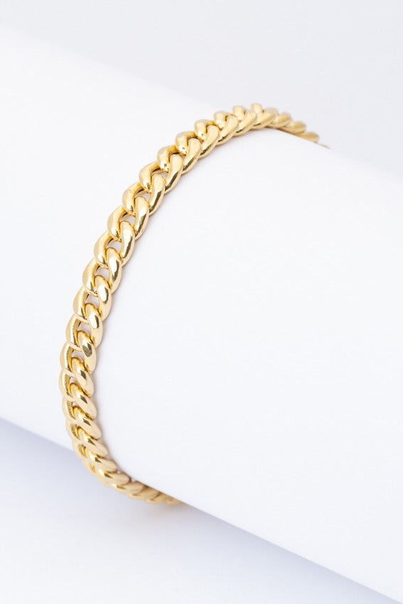 18 krt. gouden gourmet armband