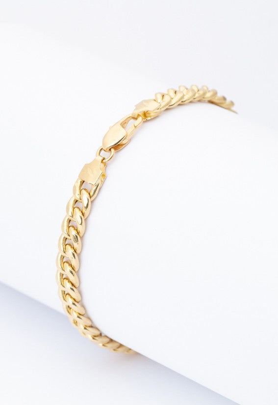 18 ct. gold gourmet bracelet