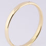 Gold bangle with hinge closure