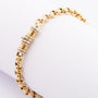 Gold jasseron bracelet