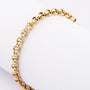 Gold jasseron bracelet