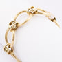 Gold link bracelet