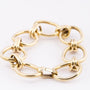 Gold link bracelet