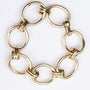 Gold link bracelet