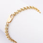 Gold jasseron bracelet