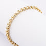 Gold jasseron bracelet
