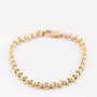 Gold jasseron bracelet