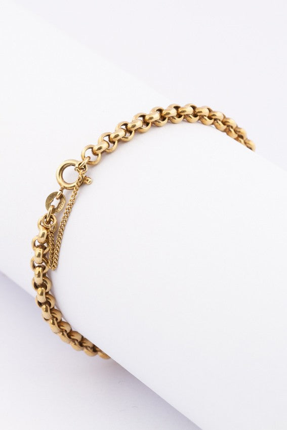 Gouden jasseron armband