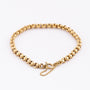 Gouden jasseron armband