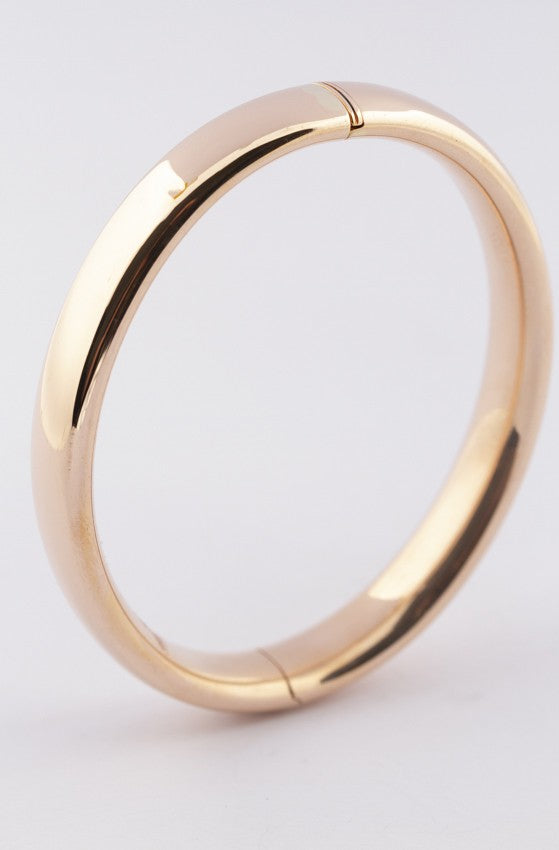Rosé gouden bangle