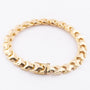 Gouden schakel armband