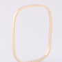 Gouden vierkante bangle