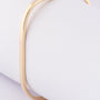 Gouden vierkante bangle