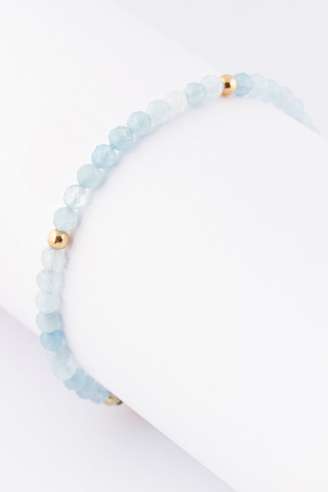 Aquamarijn armband