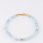 Aquamarijn armband